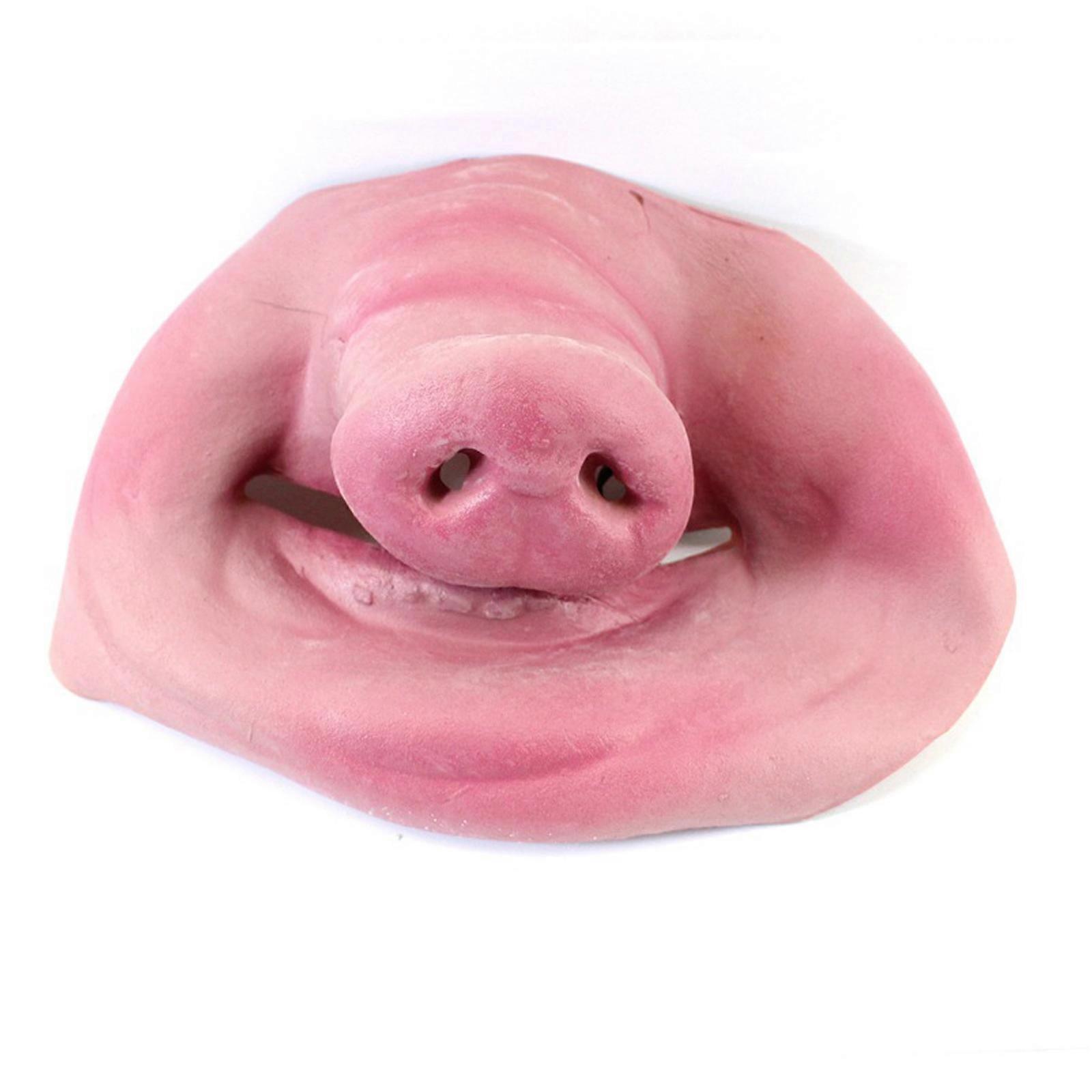 Grappige latex half gezichtsmaskers