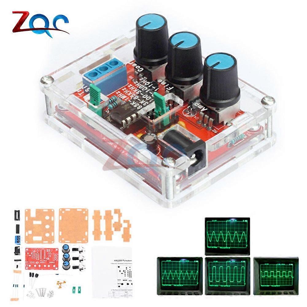 1Hz -1MHz XR2206 Funktion Signalgenerator DIY Kit Sinus / Dreieck / Rechteck Ausgang Signalgenerator Einstellbare Frequenzamplitude