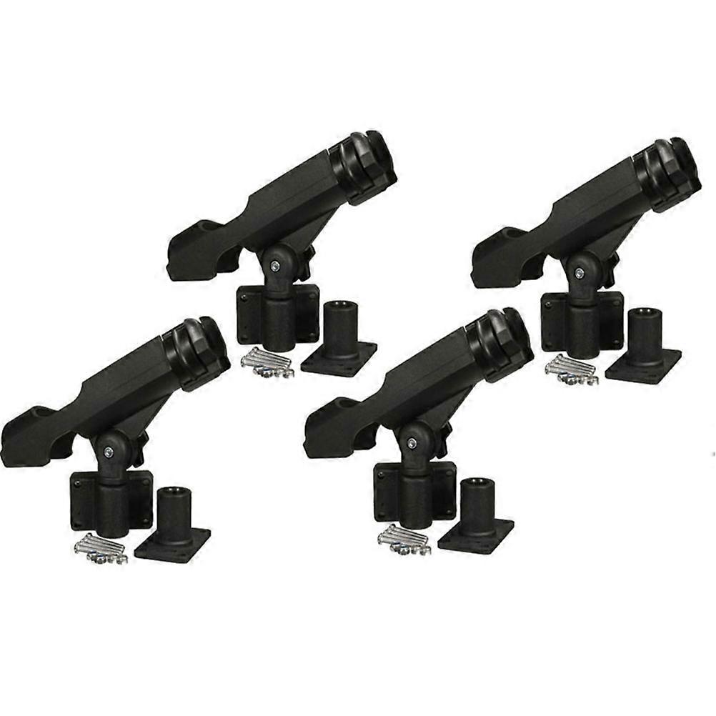 4 SZTUK Uchwyt na wędkę Obrotowy wspornik wędkarski ze do łodzi Kajakarstwo Yacht Accessory Tool
