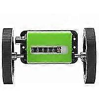 Meter Counter - 1pc Mechanical Length Meter Counter Roller Wheel Green
