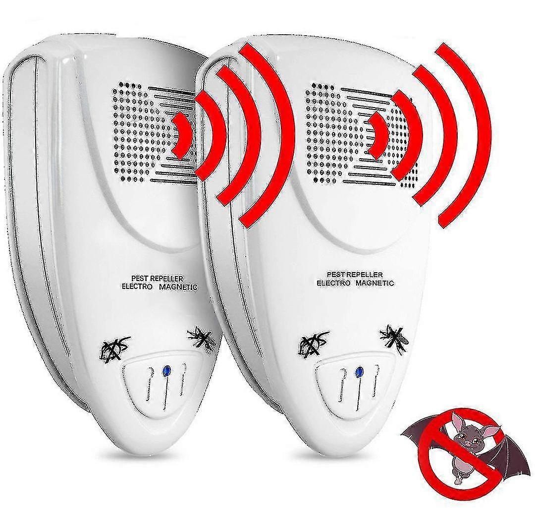 2pcs Ultrasonic Bat Repellent Pest Repellants Control,get Rid Of Bats In 72 Hours