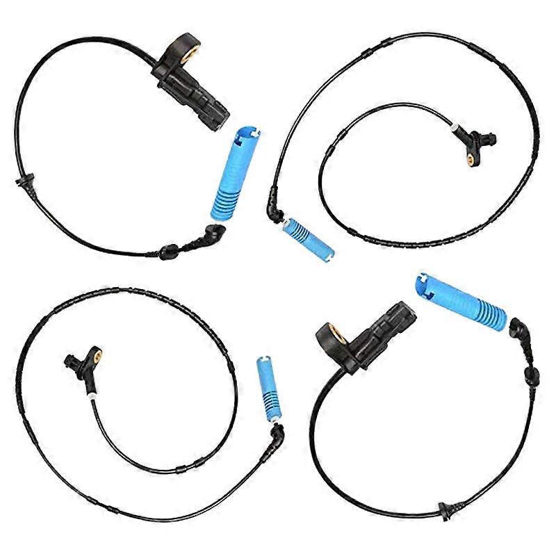 4Pcs Front+Rear Car Wheel Speed Sensor for E46 316 318 320 330 Z4 E85 E86 34526752681 34526752682 3