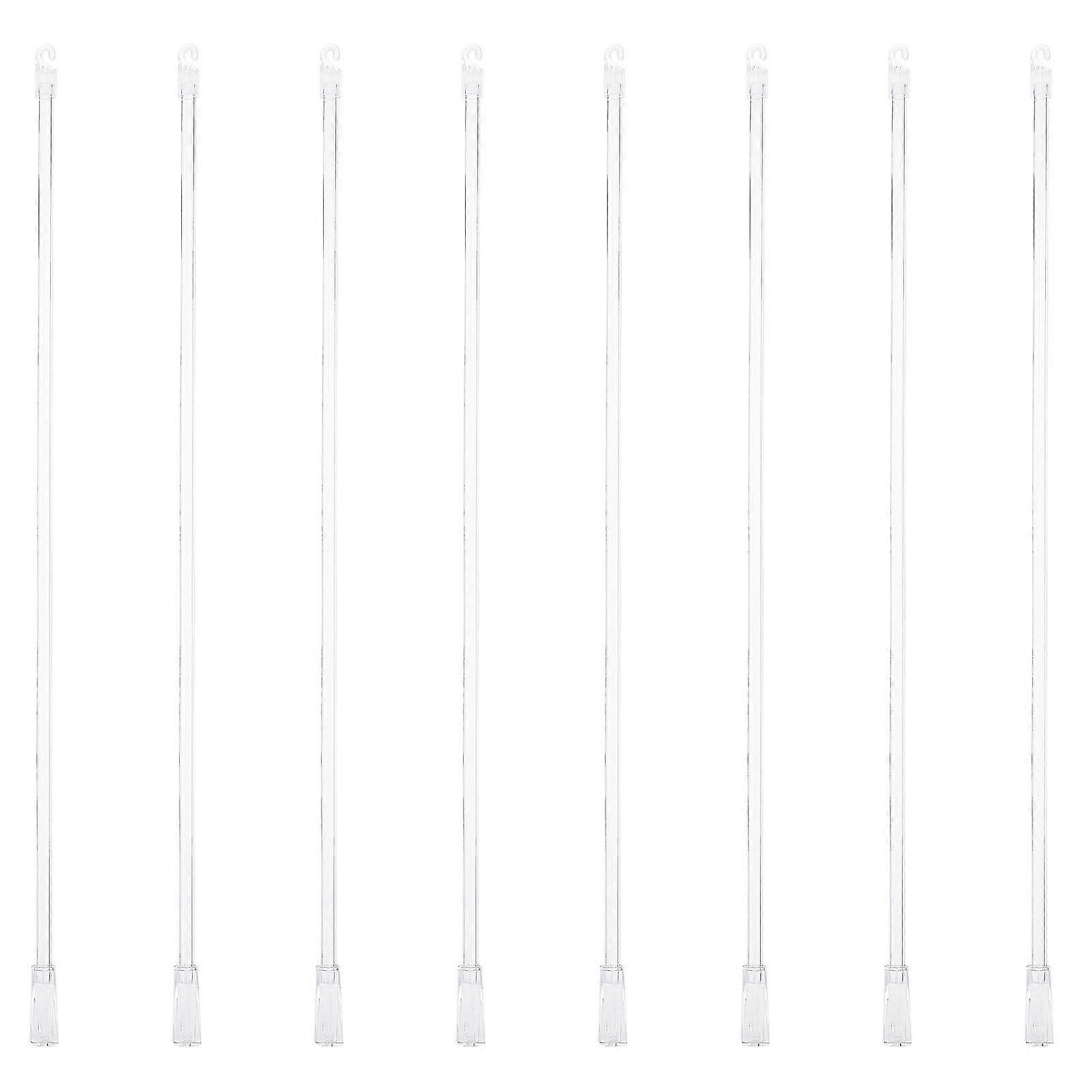 8pcs Home Blinds Pulling Rods Transparent Blinds Handles Vertical Blinds Wands