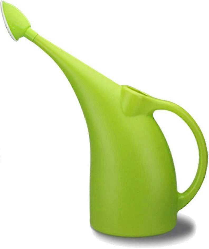 Small Light Plastic Watering Can 2l With Shower Head Green
