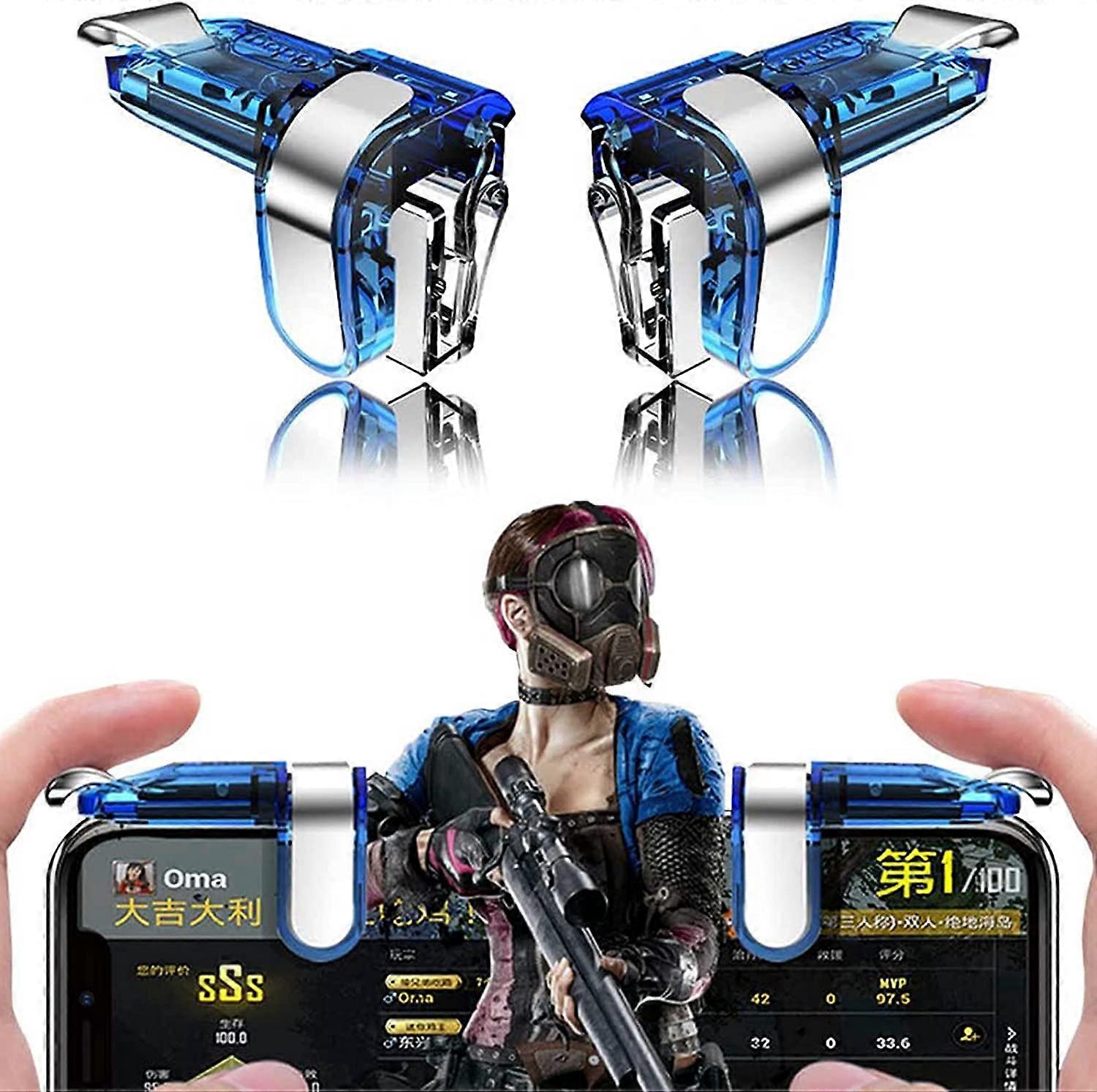 Mobile Game Controller, Gaming Trigger Smartphone Shooter Sensitive Controller Joysticks