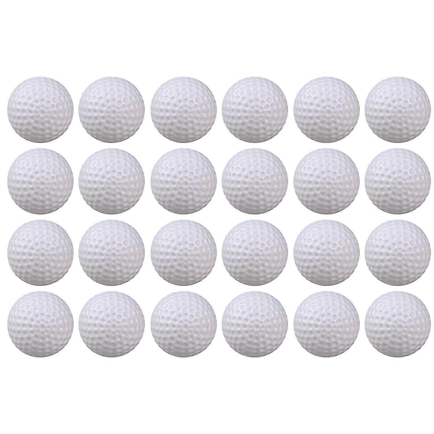 40pcs Practice Golf Balls Flight Golf Balls Plastic Golf Training Balls Airflow Golf Balls