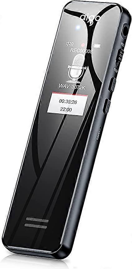 Digital Voice Recorder, 32GB Dictaphone 3072 kbps HD Professional Audio Recorders with MP3 Player Portable Recording Device with Microphone for Lectur