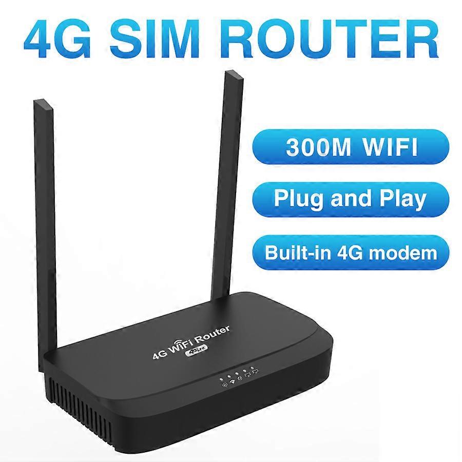 ZBT 4G LTE-router 300 Mbps WiFi trådlöst SIM-kort med EM13S-modul LAN ...