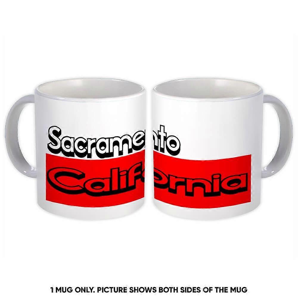 Gift Mug: Sacramento California Rectangle