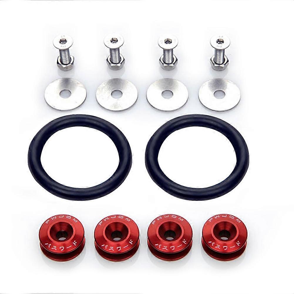 Durable Quick Release JDM Fasteners Kit for Car Bumpers Trunk Fender Hatch Lids