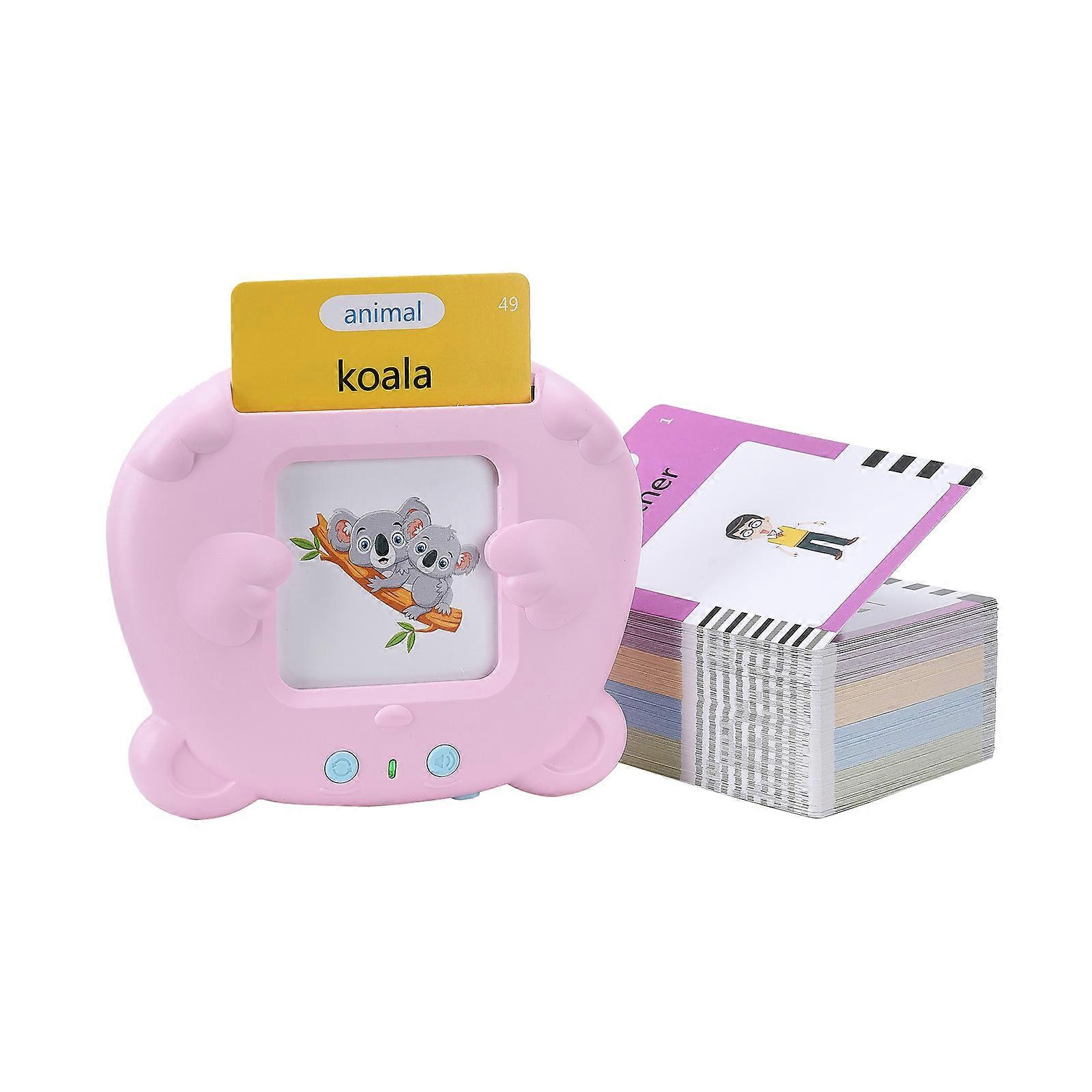 Cartes Flash parlantes | Bilingue Interactive Learning Flashcard Jouets Cadeaux pour bébé, enfants, tout-petits
