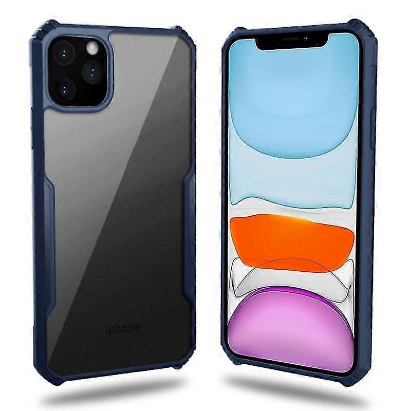 For Iphone 11 Blade Pc + Tpu Acrylic Protective Case(blue)