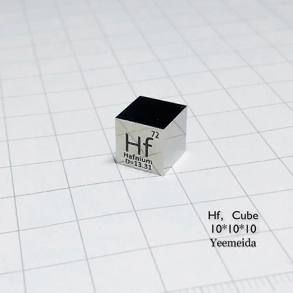 Supply Hafnium (hf) Metal 10mm Cube Hf 10x10x10mm Density Cube For Element Collection