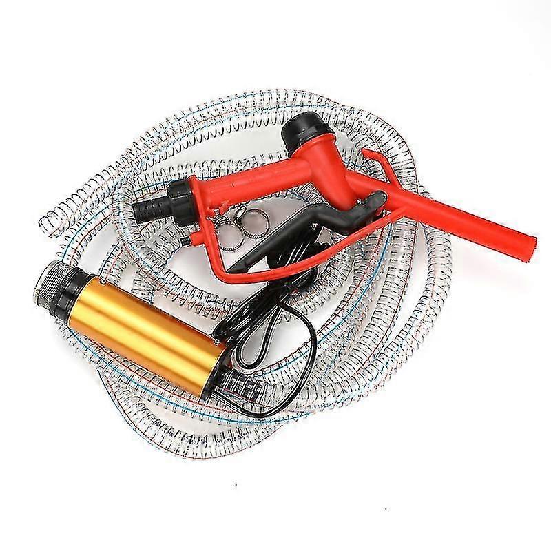 12v 24v (tuyau de 4 mètres) 51mm pompe de ravitaillement ensemble pompe submersible électrique pompe à carburant d’huile en acier inoxydable banmo