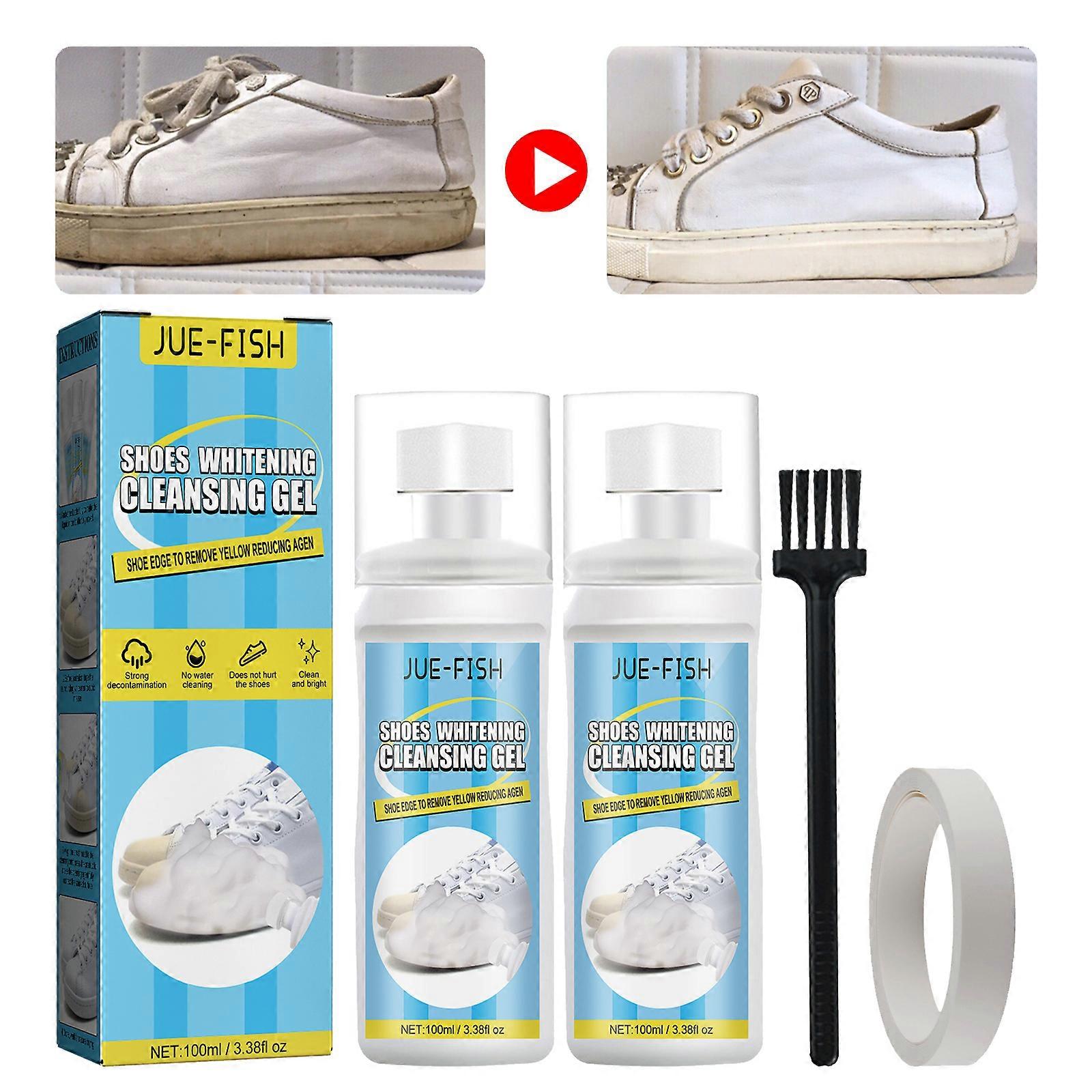 3/2PCS Restorer Lenkkarit, kangas ja nahkakengät Whitener