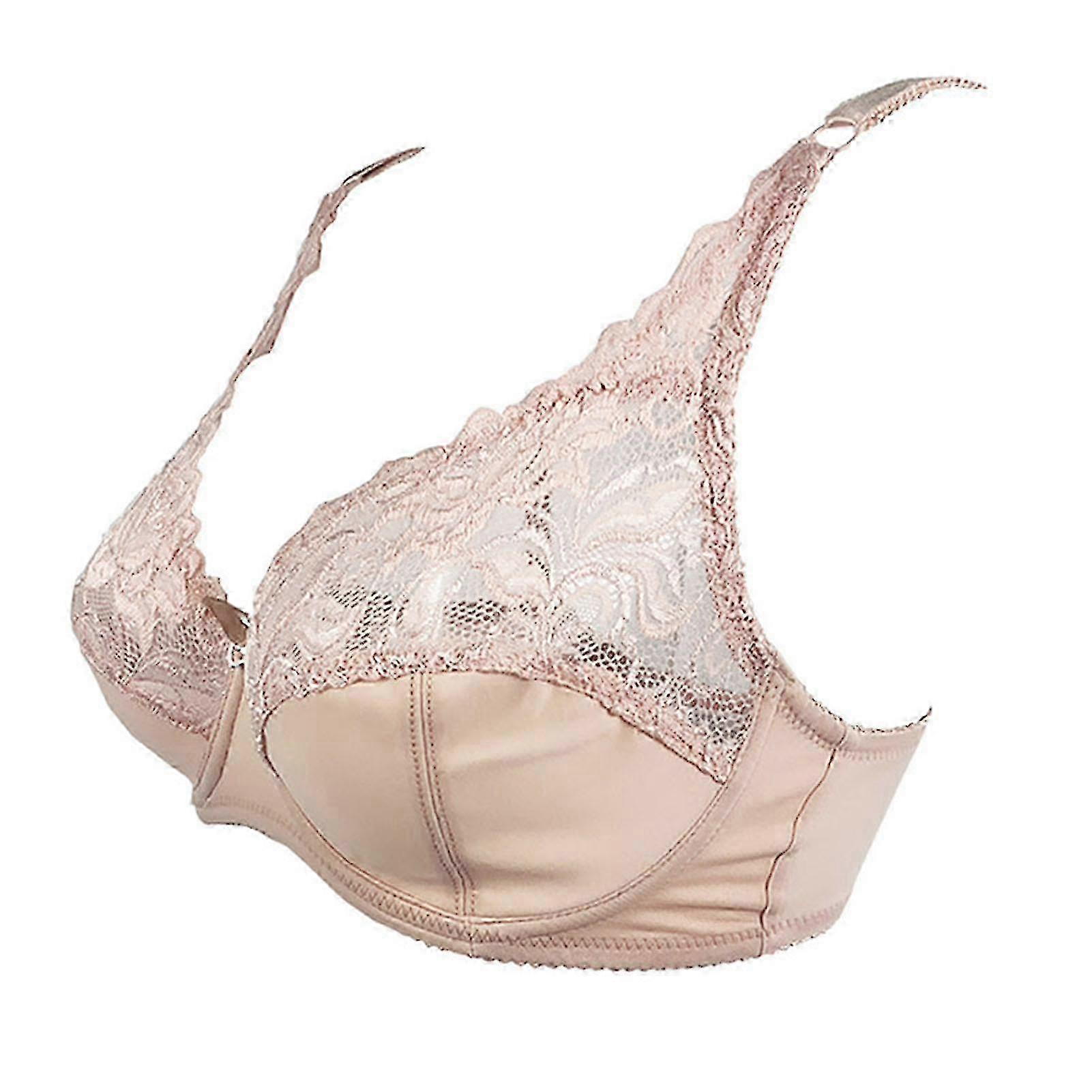 Plus Size Bügel Komfort Durchlässige Stütze Spitze Atmungsaktive Hochwertige Futter BH für Frau