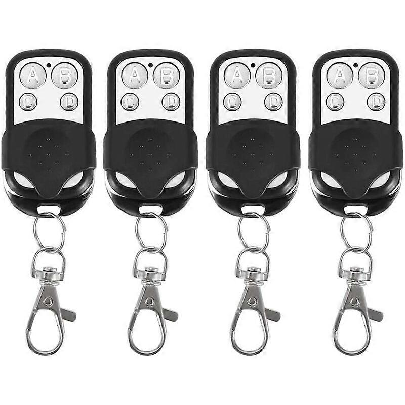 4pcs Universal Cloning Wireless Remote Control Fob para puerta de garaje