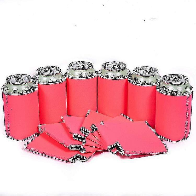 6pcs η κενή μπύρα μπορεί να ψύξει τα μανίκια neoprene η μπύρα μπορεί πιό δροσερό μανίκι κατόχων μπουκαλιών ποτών