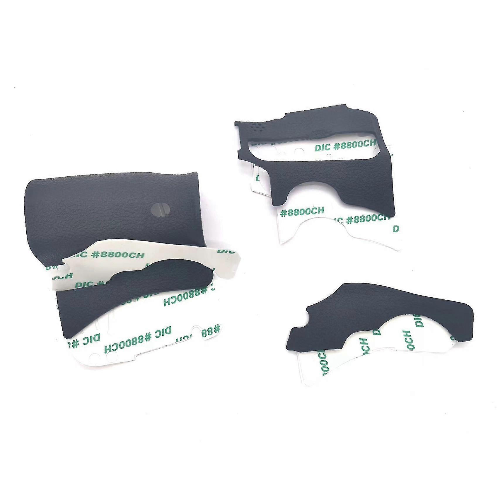 1 Set (3pcs) For 60d Camera Rubber Grip Rubber Camera Replacement Rep With Tape
