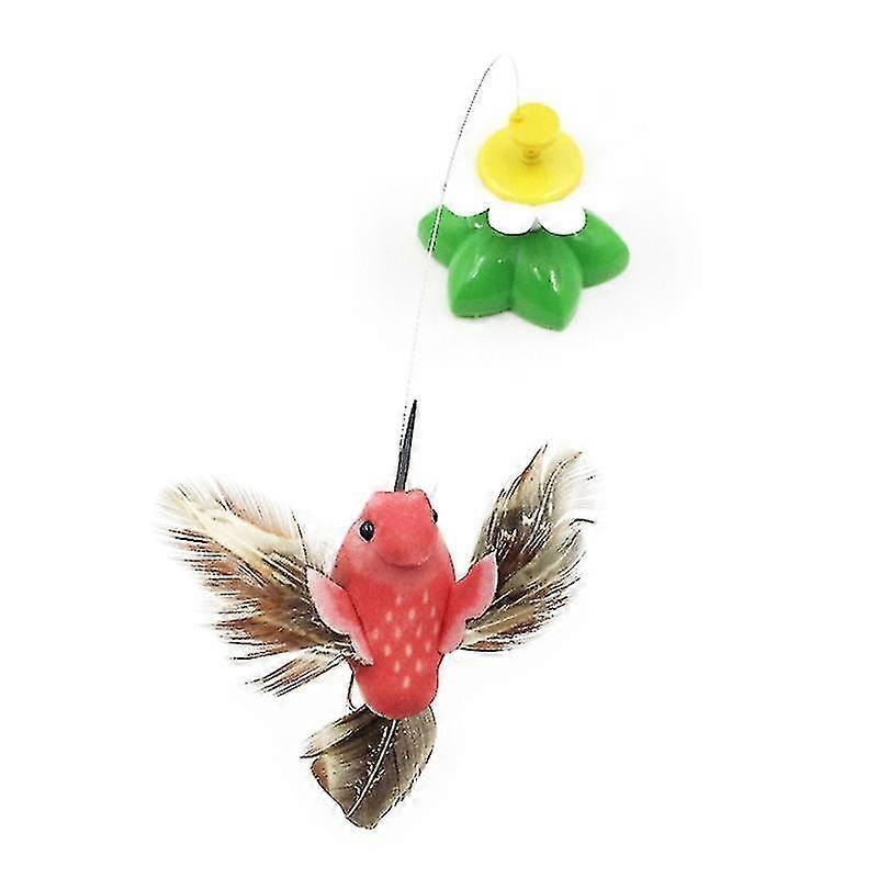 Interactive Cat Toys Hands Free Electric With Feather Flying Bird