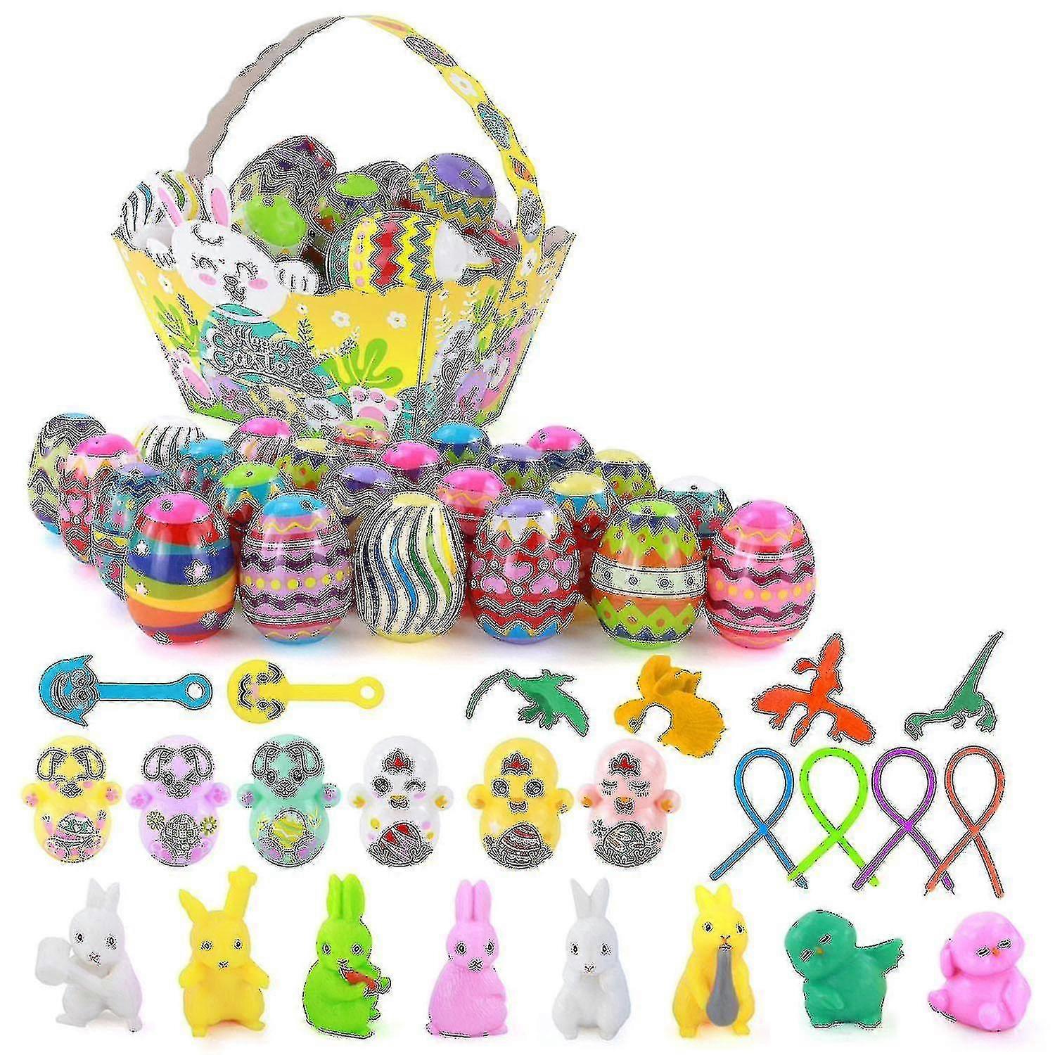 Easter Eggs Plastic Filled Easter Diy Surprise Eggs Holiday Party Supplies