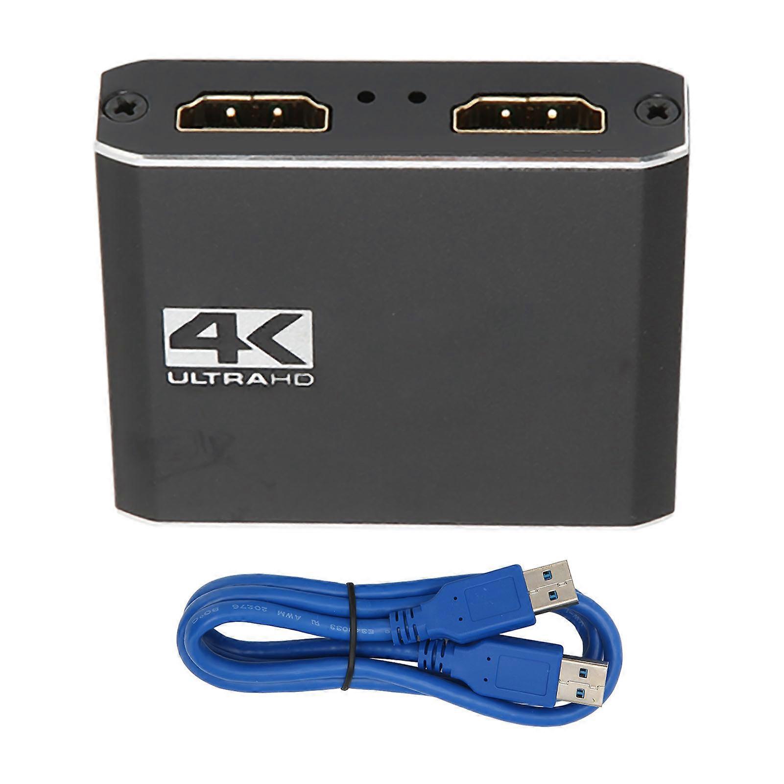 HD Multimedia Interface Sound Video Capture Card 1080P 60FPS Capture Card With Mic in and Sound Out and 4K HD Loop Out