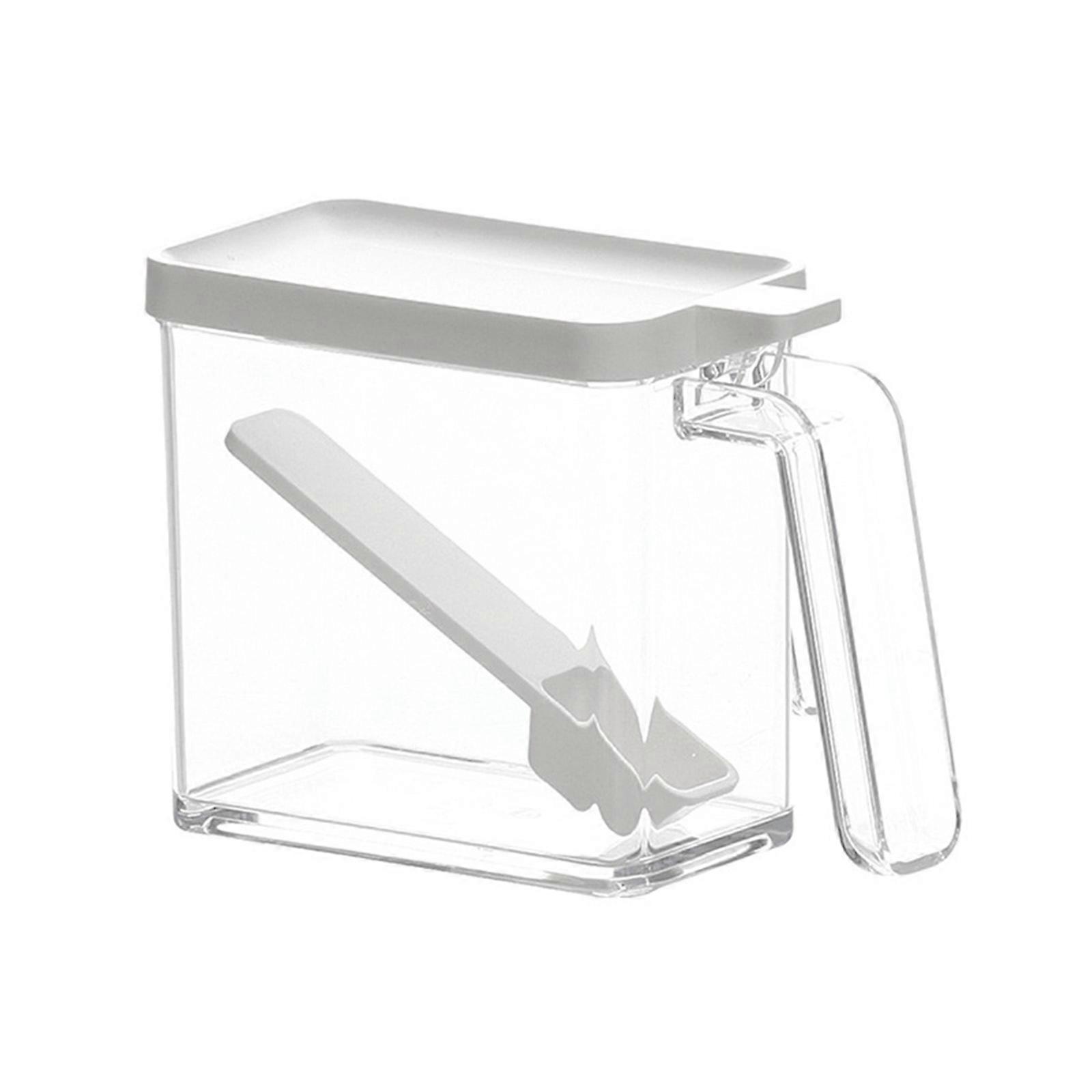 Seasoning Storage Container Lid and Spoon Kitchen Storage Accessories Durable