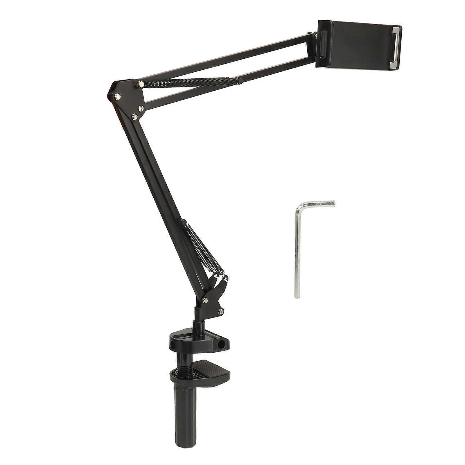 Tablet Holder Anti Slip Adjustable Rugged Rotatable Design Stable Desktop Tablet Stand for IPhone 13 for Galaxy Tab