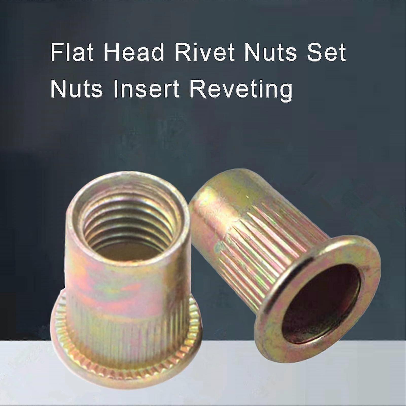 210 Pcs/set M4/m5/m6/m8/m10/m12 Aluminium Flat Head Rivet Hardware Tool