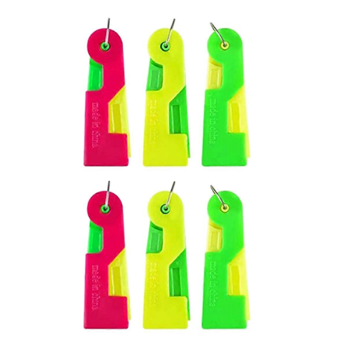 6pcs Automatic Threaders Plastic Needle Threading Device Sewing Needle Threaders