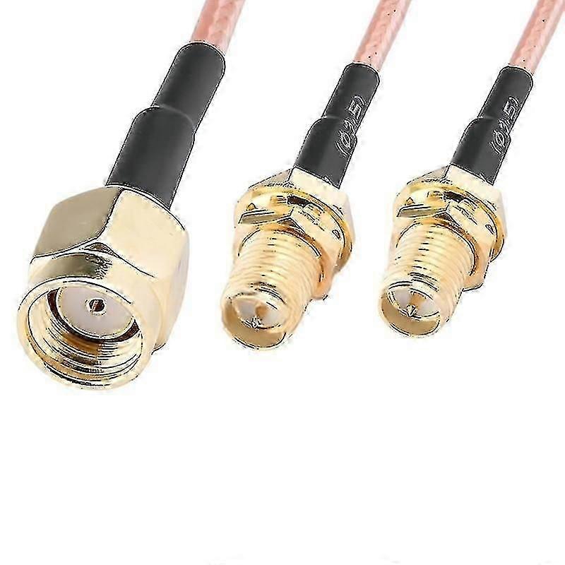 SMA Splitters Cable SMA Female to SMA Double Male Connectors Cable Splitters