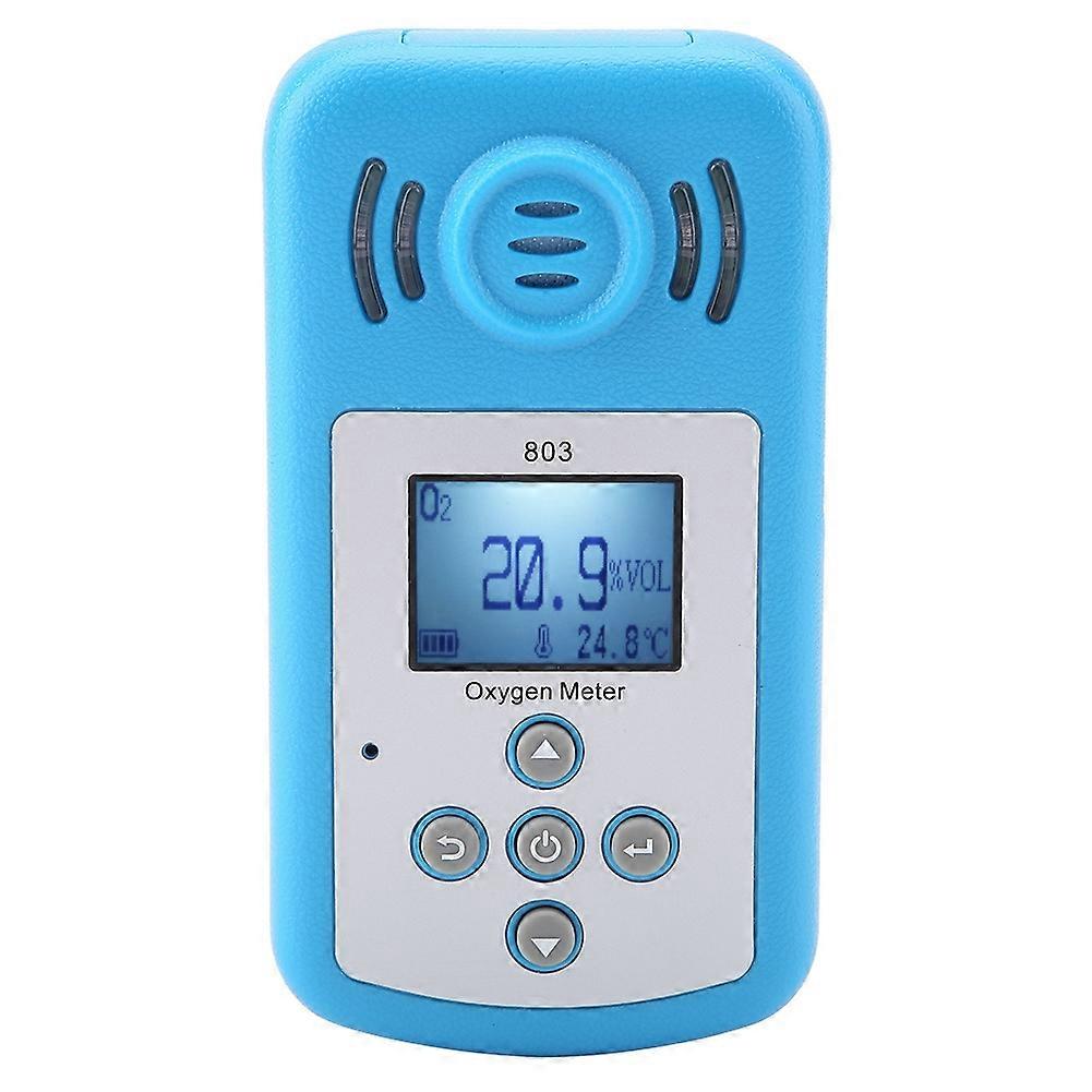 803 Blue Digital Display Oxygen Gas Leak Detector 10~+50℃
