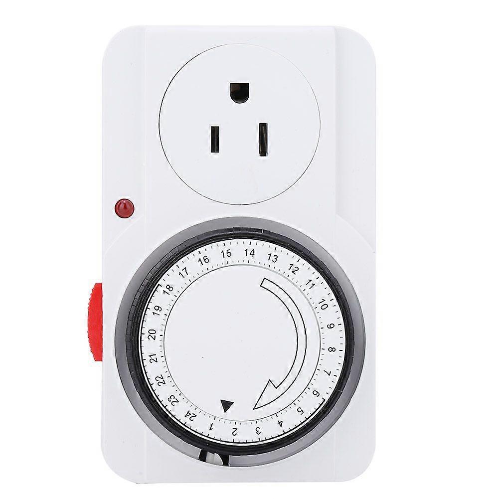 Timer-Steckdose Indoor 24-Stunden-Steckdose Timer (US-Stecker)