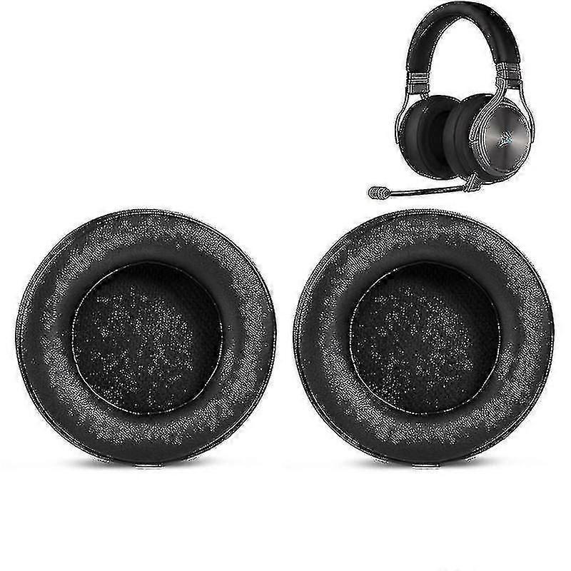 1 Pair Earpads Replacement Compatible With Corsair Virtuoso Rgb Wireless Se Gaming Headset