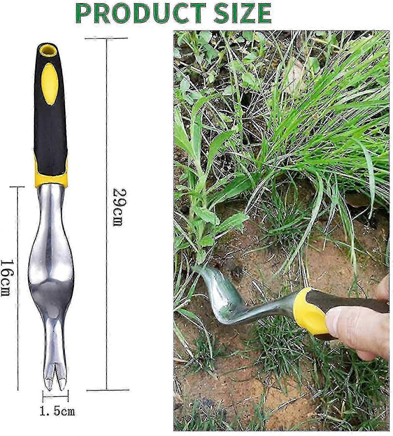 Handheld Weeder Dandelion Removal Tool, Garden Manual Weed Puller Foldable Weed Extractor Quick And Labor-saving Extractor