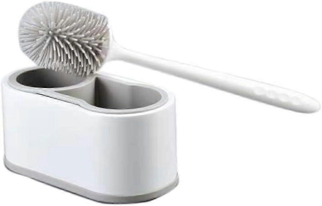 Silikoninen wc-harja ja pidike kylpyhuoneeseen tai wc: hen