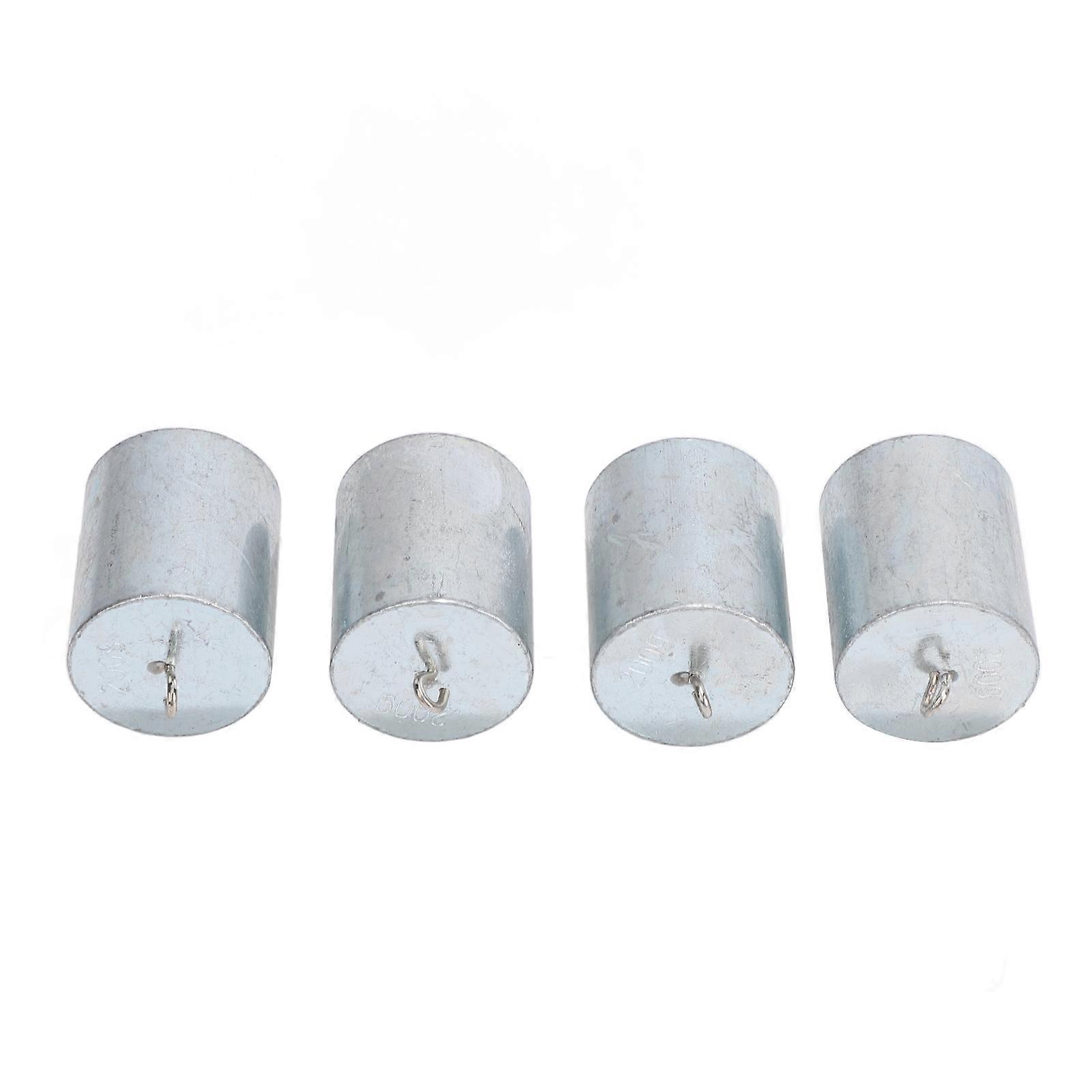 4PCS 200g Weights with Hook Chrome Plated Steel Calibration Weight Set for Home School Teaching Experiments