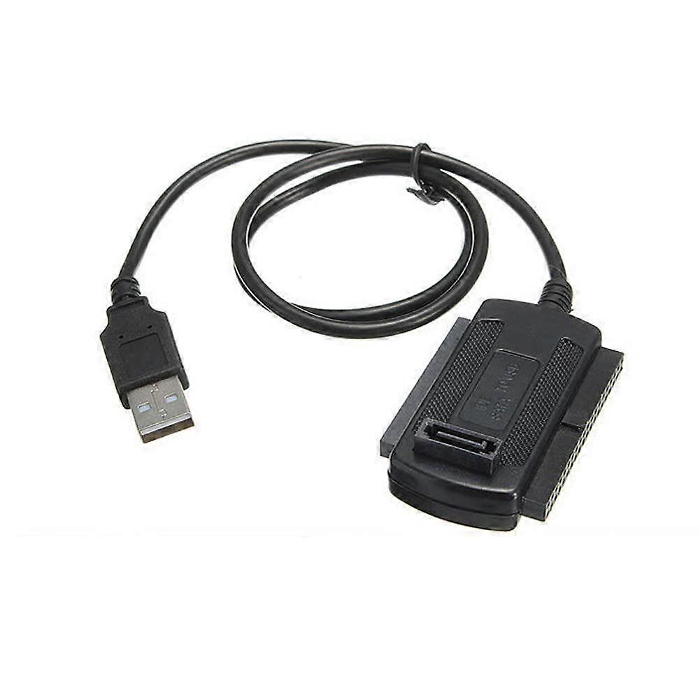 B95S Hard Drive Adapter - USB 2.0 to IDE/SATA Converter Cable for 2.5" & 3.5" HDD/SSD - Easy Transfer & Backup without Driver Installation