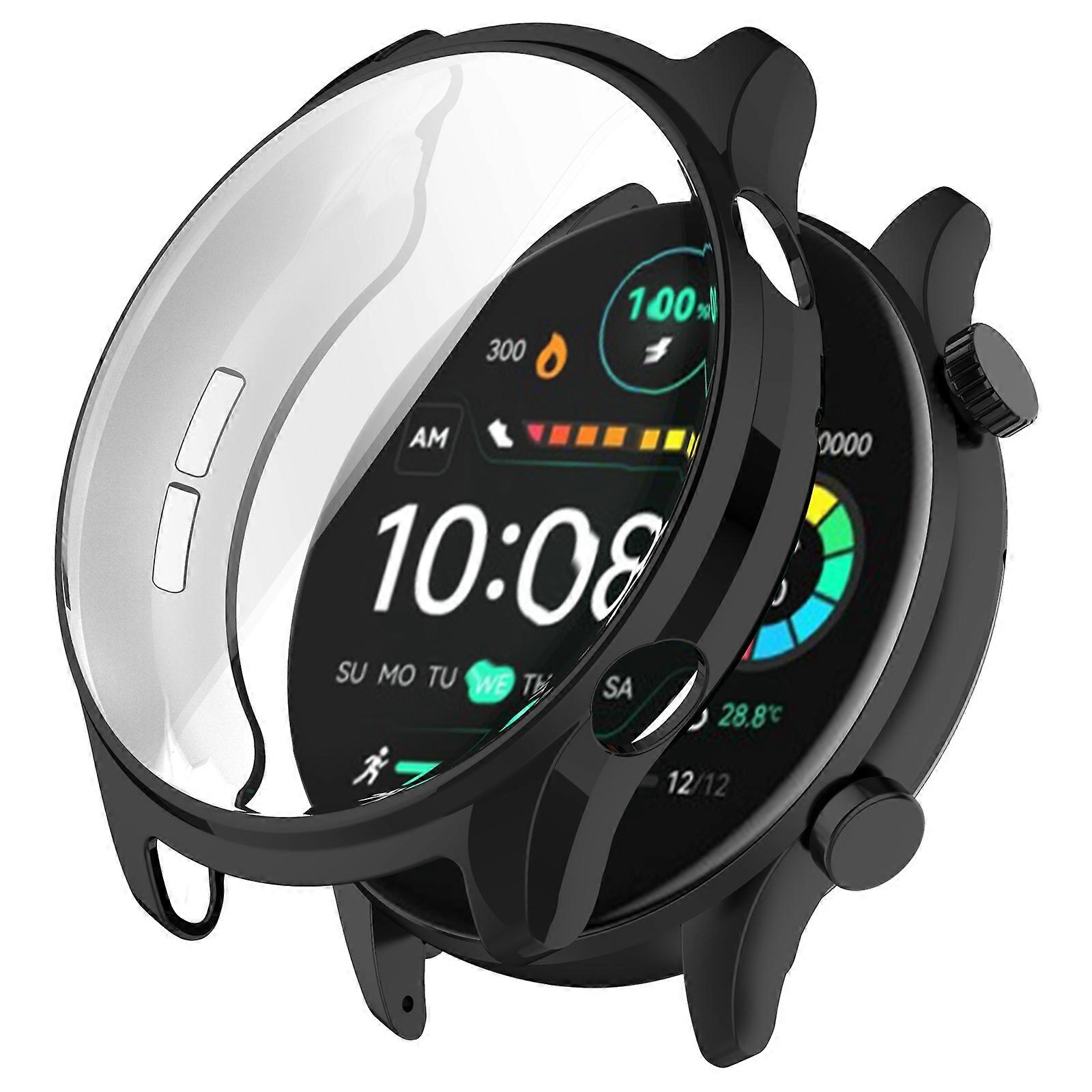 Full Coverage TPU Electroplated Watch Protective Case