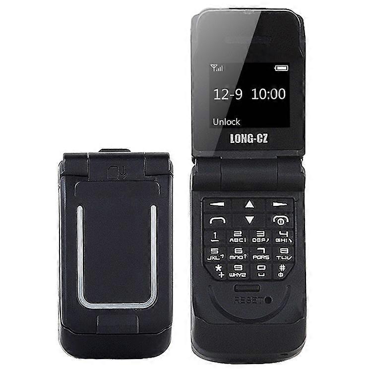 LONG-CZ J9 Flip Mobile Phone Bluetooth Dial Small Phone Supports 2G Network GSM 850 / 900 / 1800 / 1900MHz