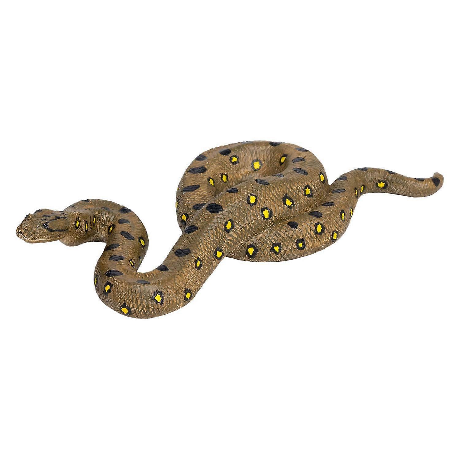 Green Anaconda Reptile Toy Figure 16.5 cm Length Approx Mojo Fun 381007 Reptile