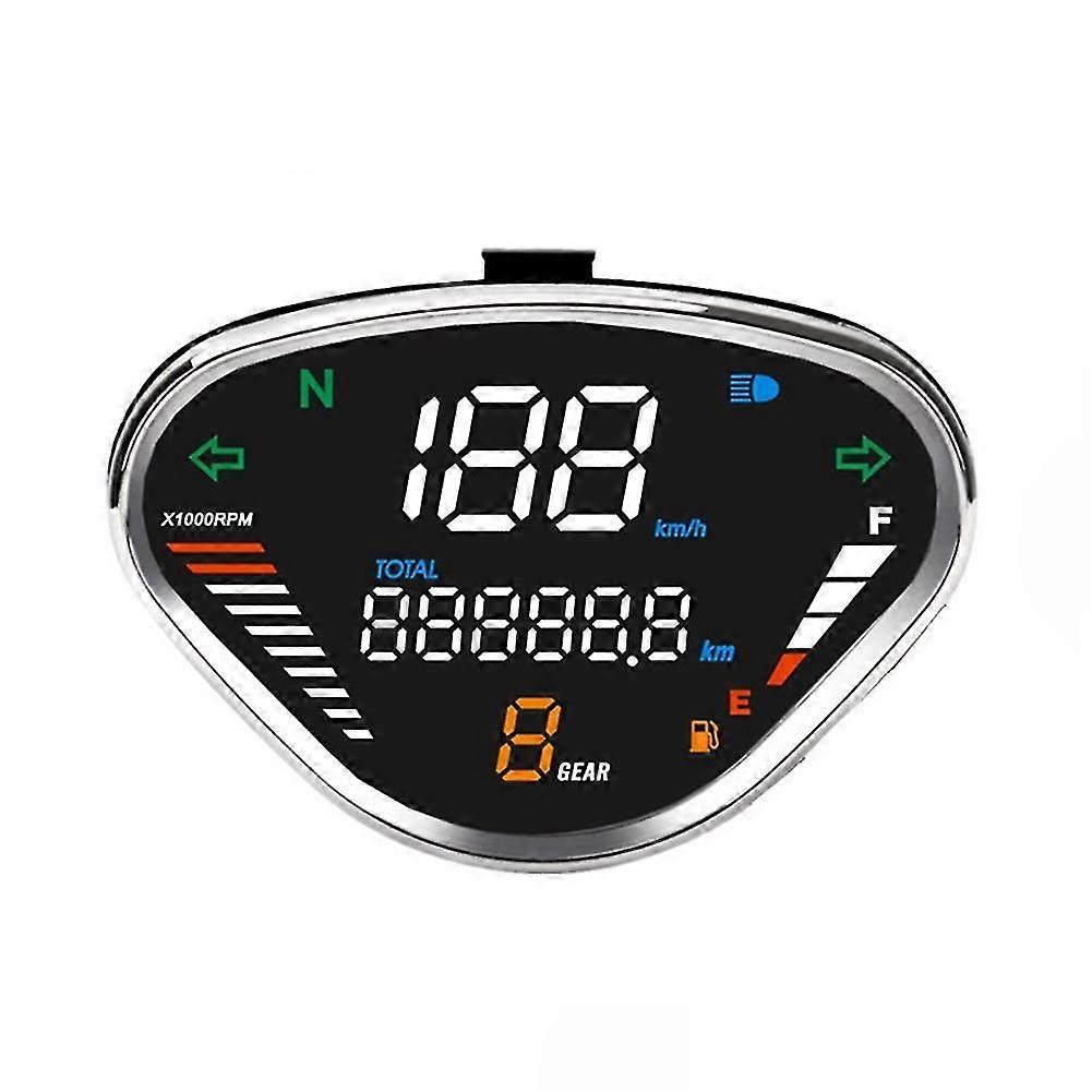 Motorcycle Speedometer For Dax70 Ct50 Jialing70 Digital Meter Lcd Speedometer Odometer Tachometer D