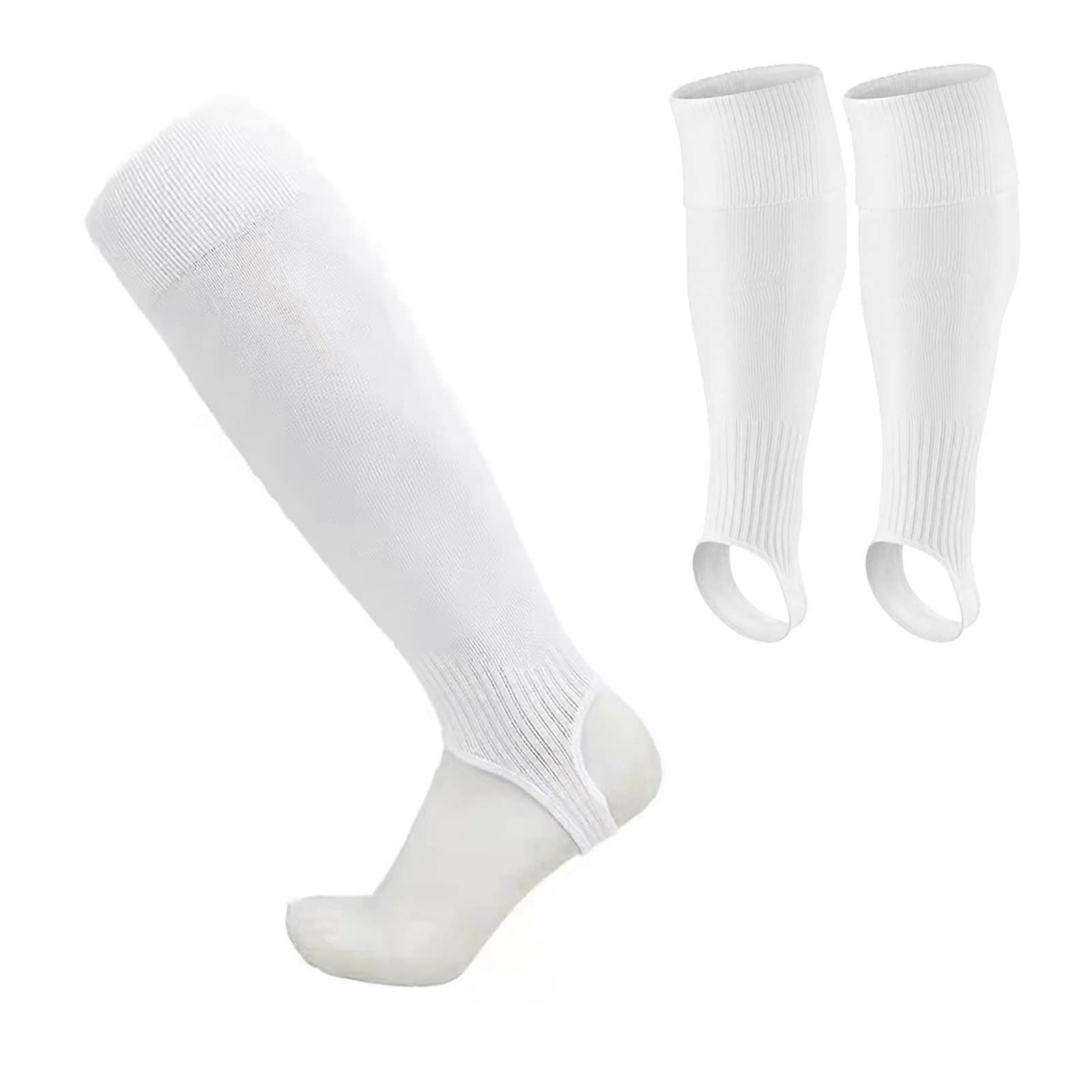 Football Stirrup Socks Anti-Slip Ribbed Knitting for Youth Soccer, Comfortable Fit, Durable Material, Size Options Available