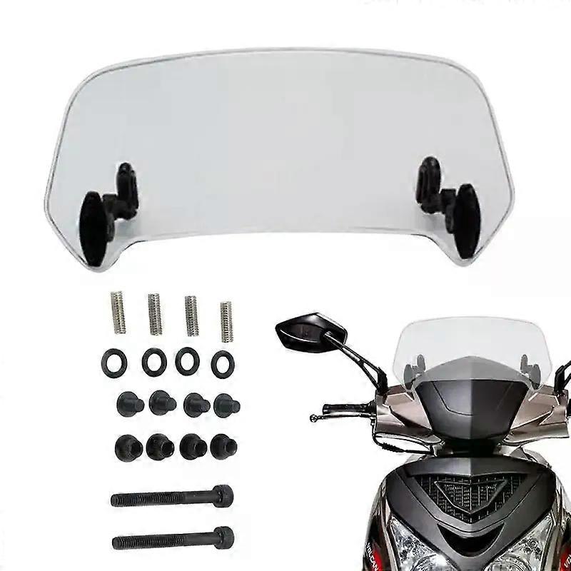 Motorcycle Windshield Extension Board Universal Off-road Heightened Windscreen Extender Motorcycle Modification Accessories MAXP
