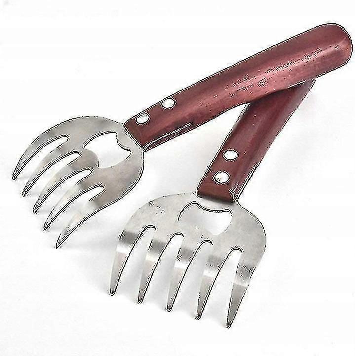 Meat Separator Meat Separator Kitchen Utensils Fork 2 Pieces Meat Separator Red