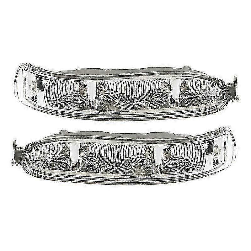 Car LED Left + Right Pair Turn Signal Light Side Mirror Lamp For Mercedes Benz W209 CLK 2002-2009