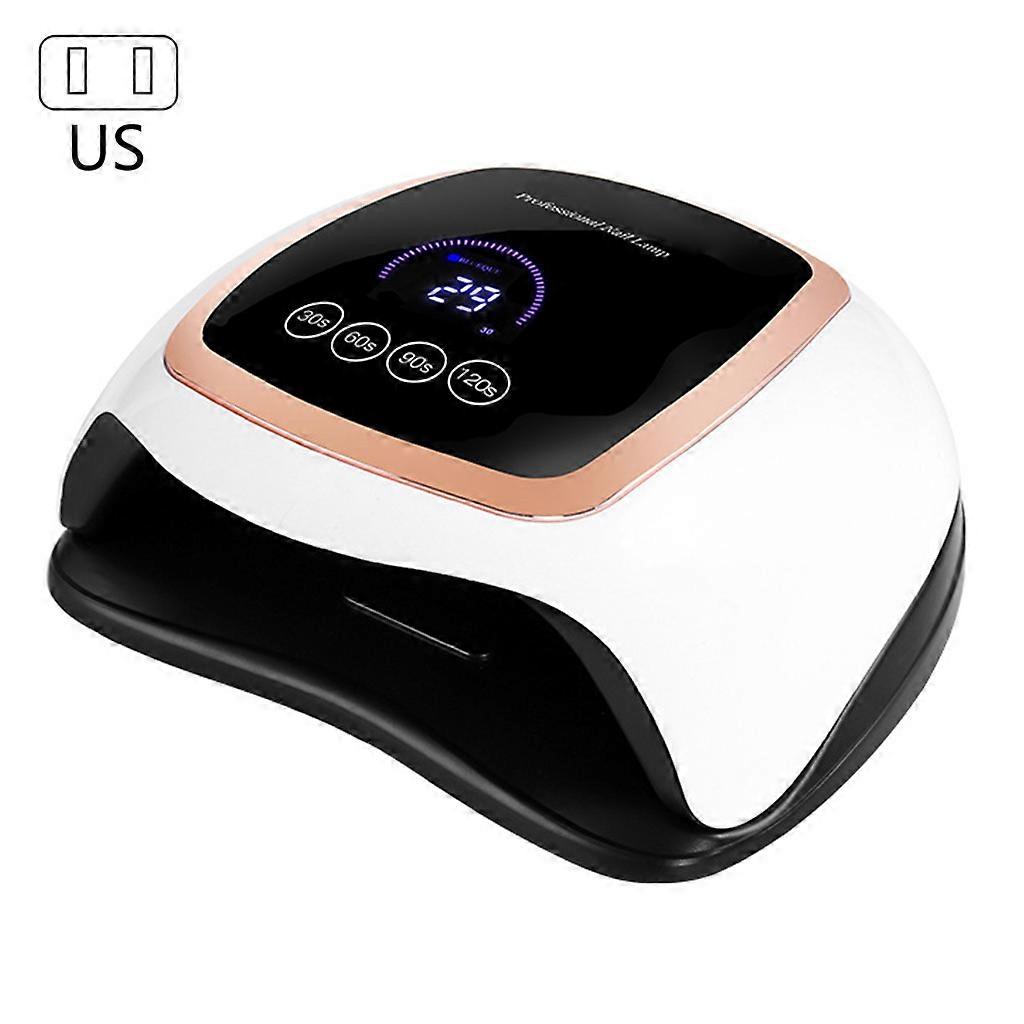 168W Nail Lamp UV LED Nails Dryer Gel Polish Curing Light Manicure Machine with Motion Sensing 4 Timer Setting