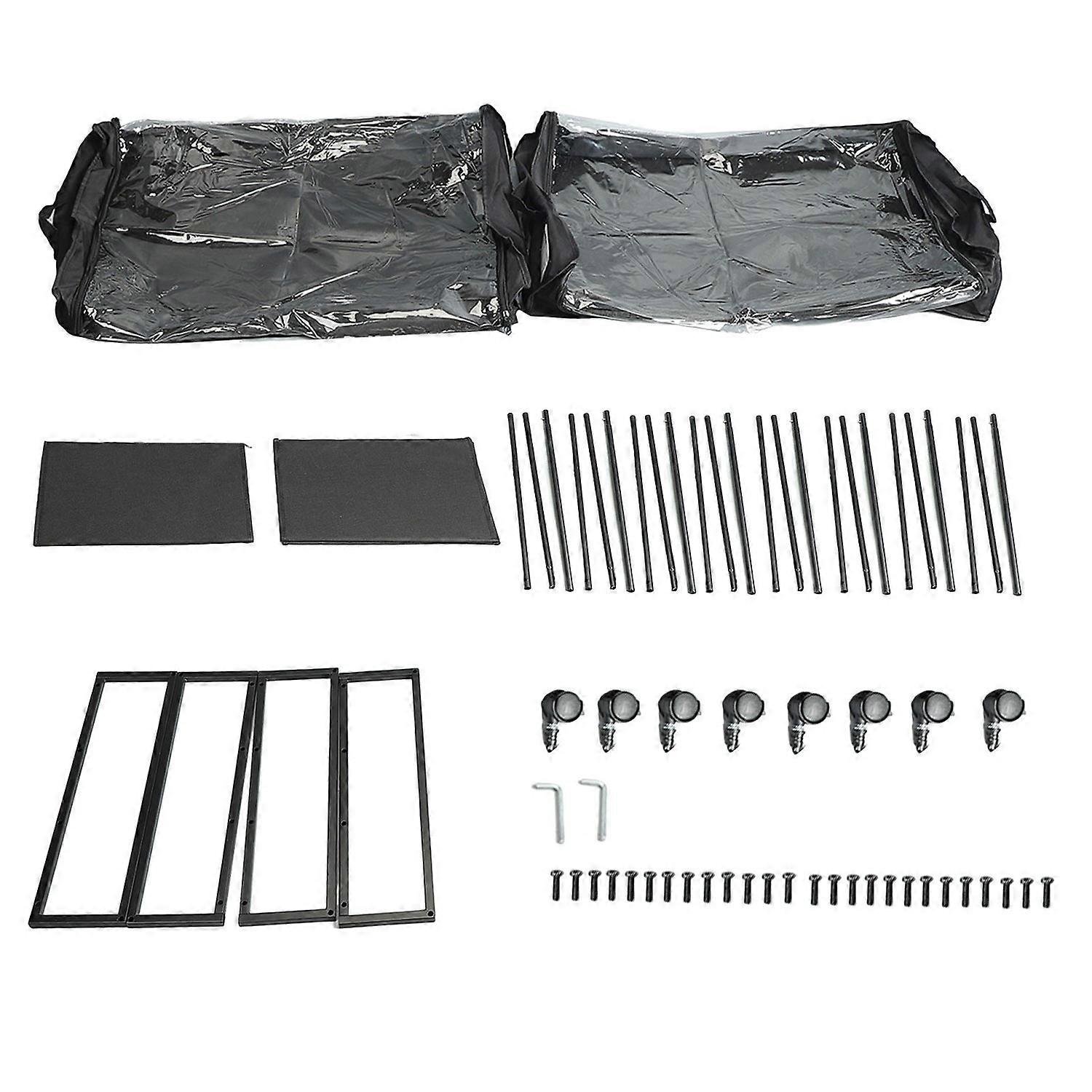 Under Bed Storage Container Dust Proof Large Capacity Easy Assembly Multifunctional with Wheels Unde