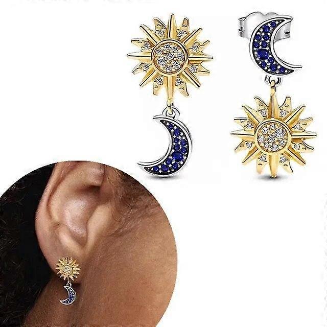 עגיל 925 כסף לנשים עגיל לב עגילי מאמן דלעת כסף בגדי ריקוד נשים כוכב עגילי פרפר תכשיטים