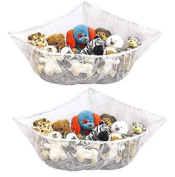 Plush toy storage hanging hammock